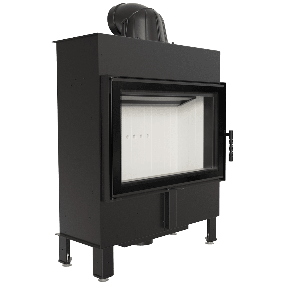 RECUPERADOR LENHA AR KRATKI LUCY 14 SLIM Ø160 10KW
