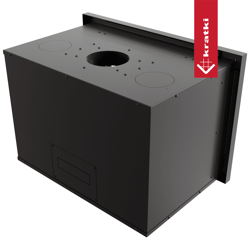 RECUPERADOR LENHA AR VENTILADO KRATKI ARKE 70 C/ ARO Ø150 8 KW - Image 3