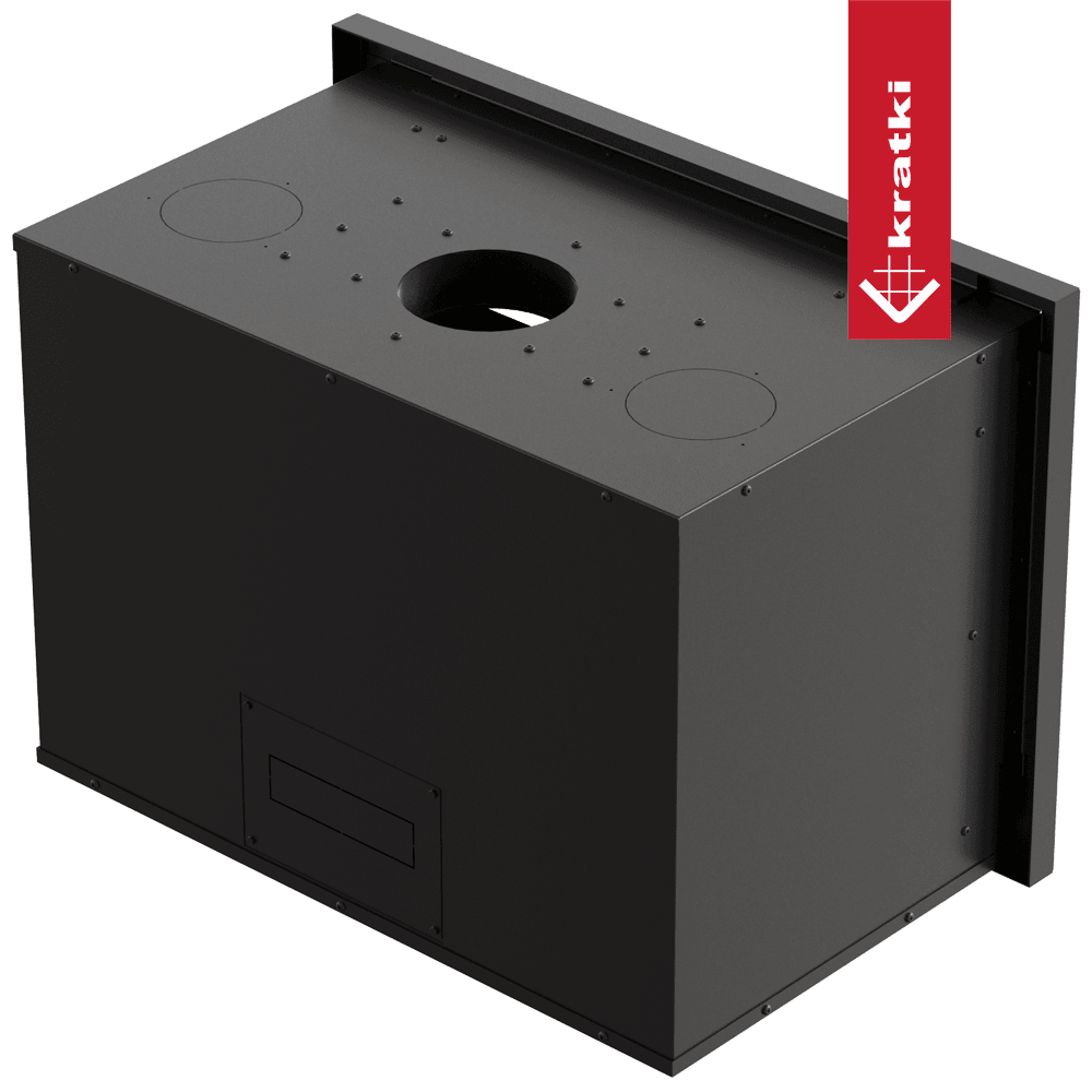 RECUPERADOR LENHA AR VENTILADO KRATKI ARKE 75 C/ ARO Ø150 8 KW - Image 3