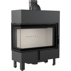 RECUPERADOR LENHA AR CANTO ESQUERDO KRATKI LUCY 14 SLIM  Ø160 10KW