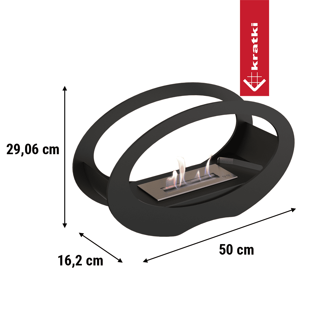 LAREIRA BIOETANOL MESA KRATKI ECHO PRETO - Image 5