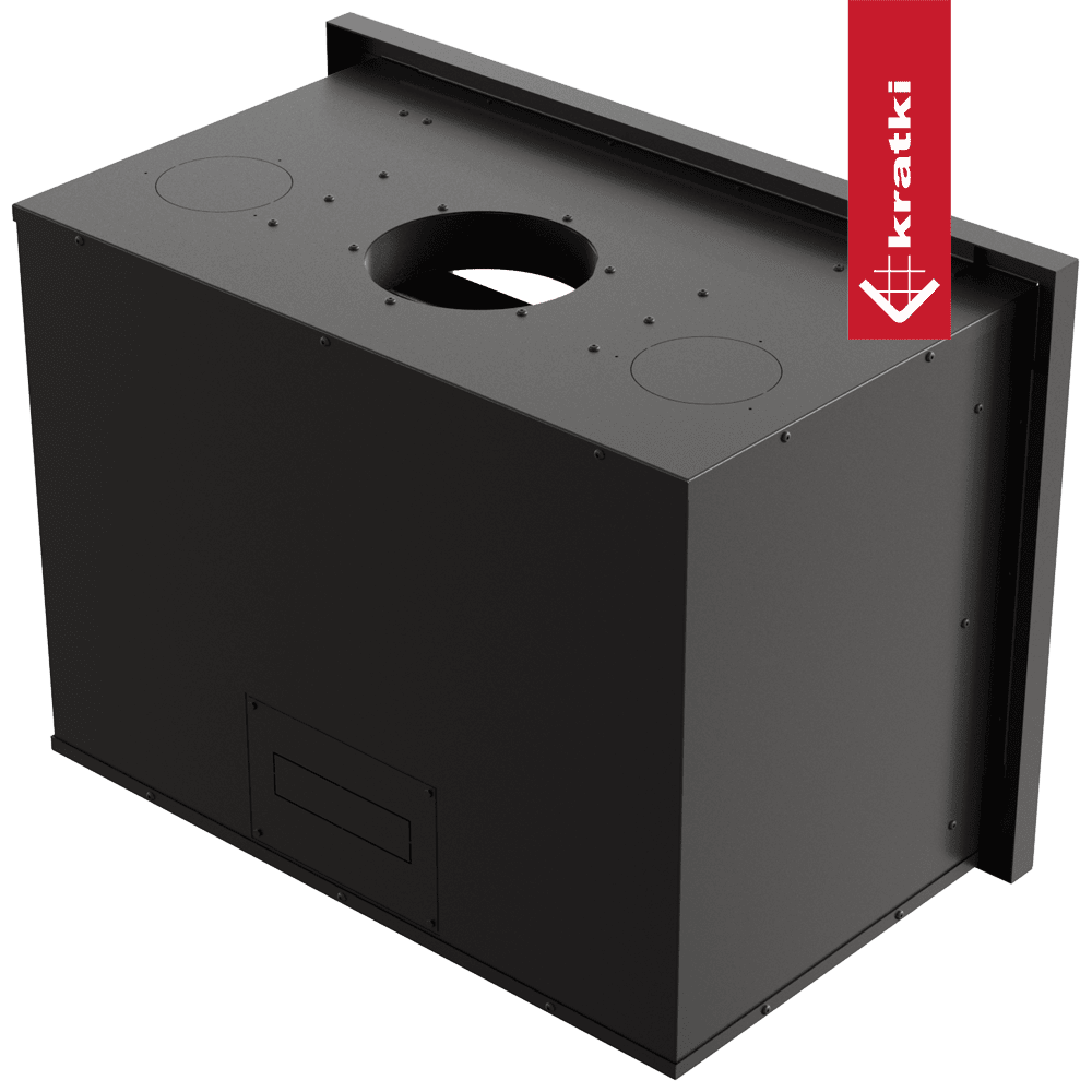 RECUPERADOR LENHA AR VENTILADO KRATKI ARKE 80 C/ ARO Ø200 12 KW - Image 3