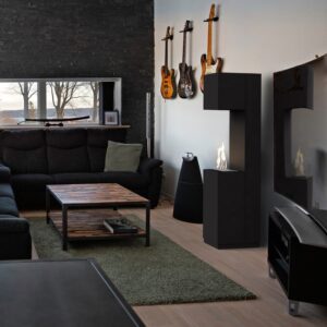 LAREIRA BIOETANOL CHÃO INTERIOR/EXTERIOR KRATKI SIERRA  PRETA