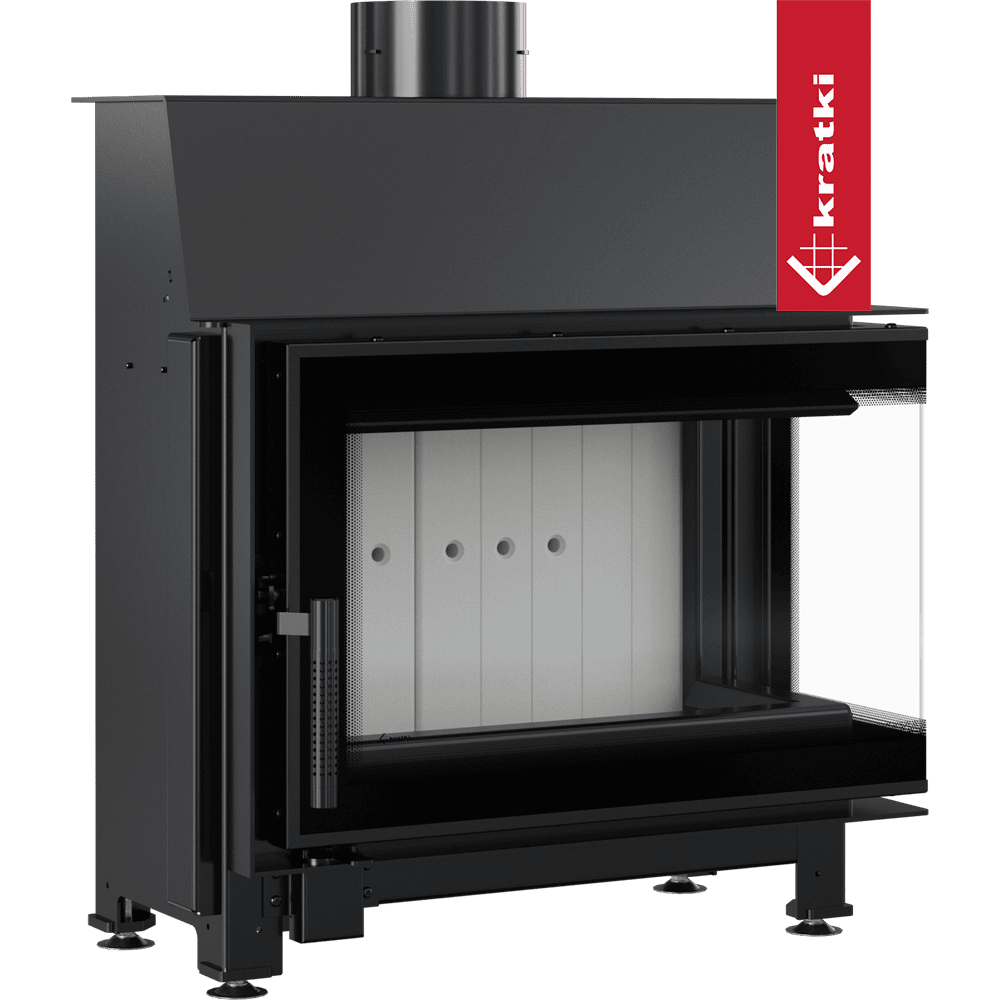 RECUPERADOR LENHA AR CANTO DIREITO KRATKI SIMPLE S Ø150 6KW - Image 3