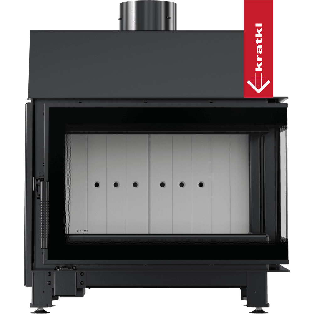 RECUPERADOR LENHA AR CANTO DIREITO KRATKI SIMPLE S Ø150 6KW - Image 4