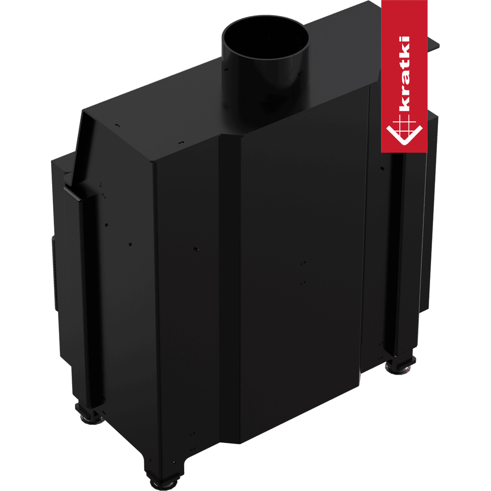 RECUPERADOR LENHA AR CANTO ESQUERDO KRATKI SIMPLE S Ø150 6KW - Image 3