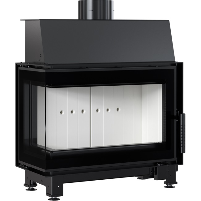 RECUPERADOR LENHA AR CANTO ESQUERDO KRATKI SIMPLE S Ø150 6KW - Image 5