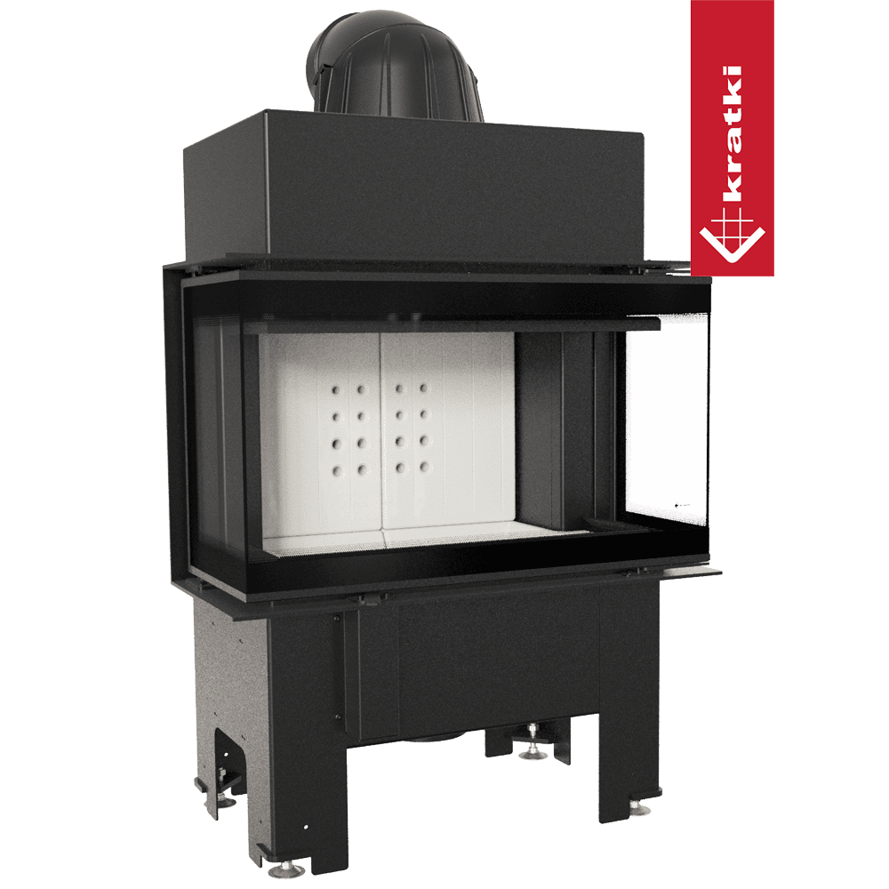RECUPERADOR LENHA AR 3 FACES KRATKI NBC BSL 680/280 Ø160 7KW - Image 3