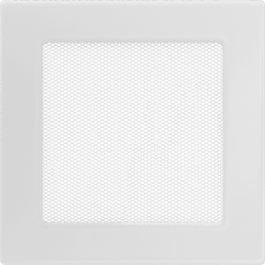 GRELHA VENTILAÇÃO P/LAREIRA BRANCA 17x17CM