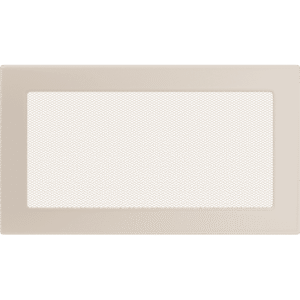 GRELHA VENTILAÇÃO P/LAREIRA CREME 17x30CM