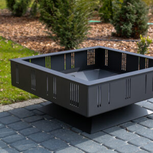 FIRE PIT JARDIM LENHA KRATKI QUADRUM