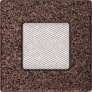 GRELHA VENTILAÇÃO P/LAREIRA LATÃO 11x11CM