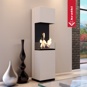 LAREIRA BIOETANOL CHÃO INTERIOR/EXTERIOR KRATKI SIERRA  BRANCA