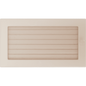 GRELHA VENTILAÇÃO P/LAREIRA C/ PERSIANA CREME 17x30CM