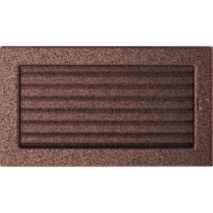GRELHA VENTILAÇÃO P/LAREIRA C/ PERSIANA LATÃO 17x30CM