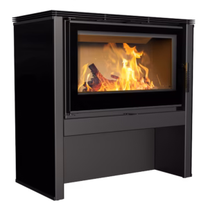 SALAMANDRA A LENHA KRATKI JUNO Ø160 12KW PRETO