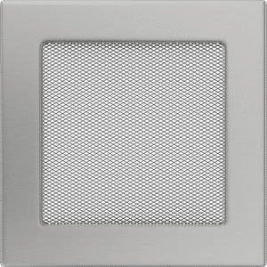 GRELHA VENTILAÇÃO PARA LAREIRA INOX 17x17CM