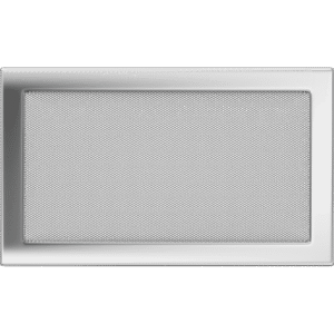 GRELHA VENTILAÇÃO PARA LAREIRA NIQUELADA 22x37CM