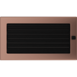 GRELHA VENTILAÇÃO P/LAREIRA C/PERSIANA LATÃO GALVANIZADO 17X30CM