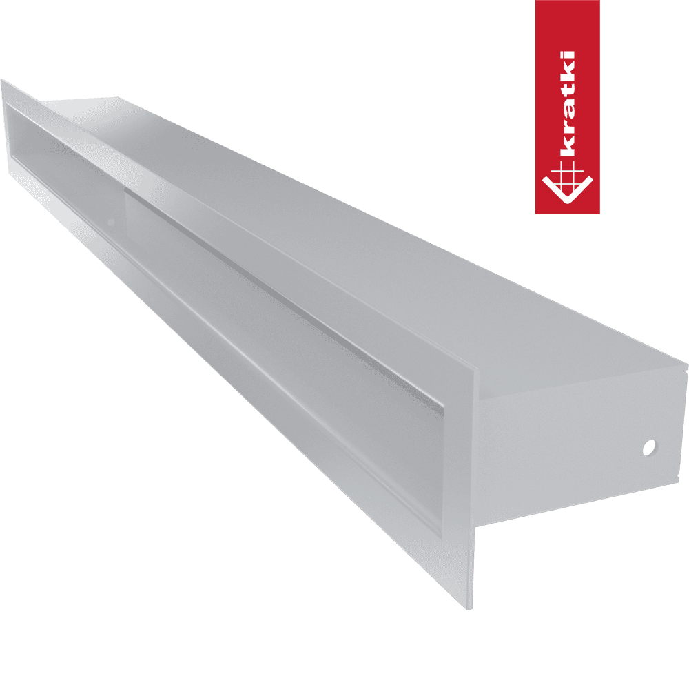 GRELHA DE VENTILAÇÃO PARA LAREIRA TUNEL BRANCA 6X60CM - Image 2