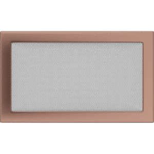 GRELHA VENTILAÇÃO P/LAREIRA LATÃO GALVANIZADO 22X37CM