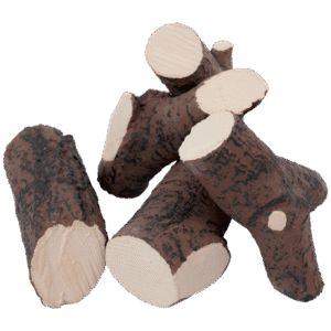 KRATKI ACESSÓRIO BIOETANOL MADEIRA CERAMICA TRONCOS 5PÇS