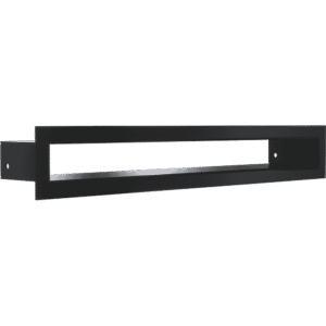 GRELHA DE VENTILAÇÃO PARA LAREIRA TUNEL PRETA 6X40CM