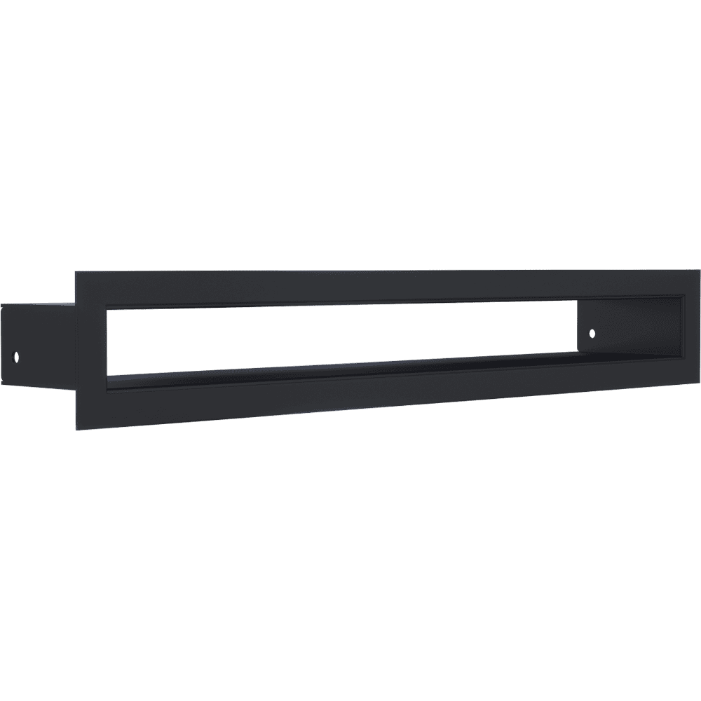 GRELHA DE VENTILAÇÃO PARA LAREIRA TUNEL GRAFITE 6X40CM