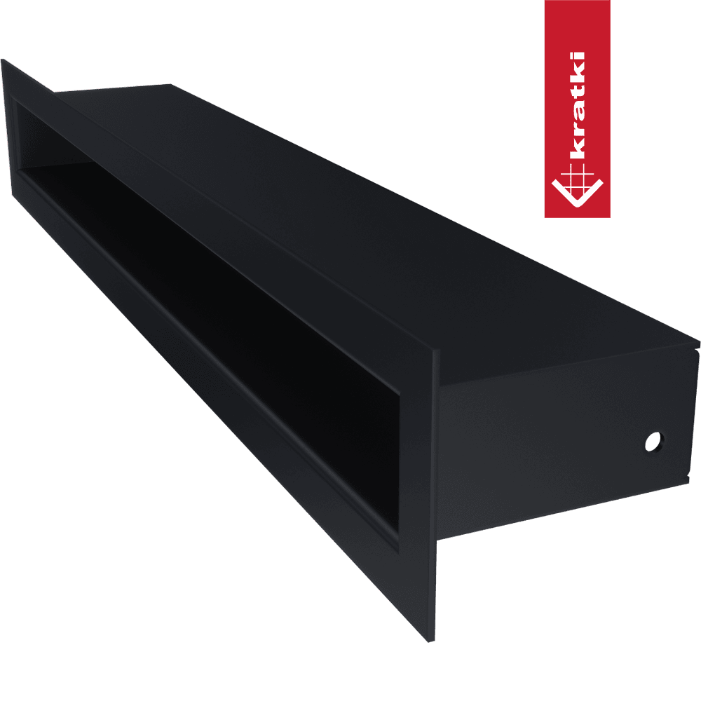 GRELHA DE VENTILAÇÃO PARA LAREIRA TUNEL GRAFITE 6X40CM - Image 2