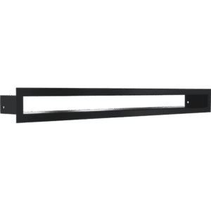 GRELHA DE VENTILAÇÃO PARA LAREIRA TUNEL PRETA 6X60CM