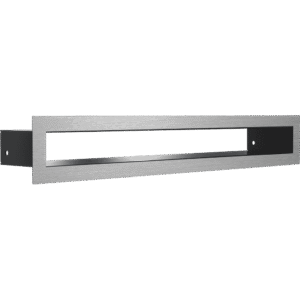 GRELHA DE VENTILAÇÃO PARA LAREIRA TUNEL INOX 6X40CM