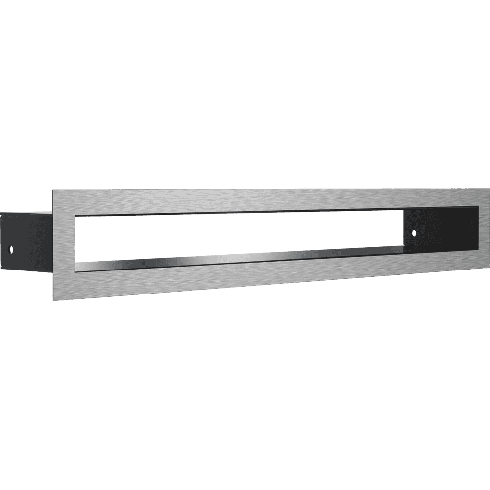 GRELHA DE VENTILAÇÃO PARA LAREIRA TUNEL INOX 6X40CM