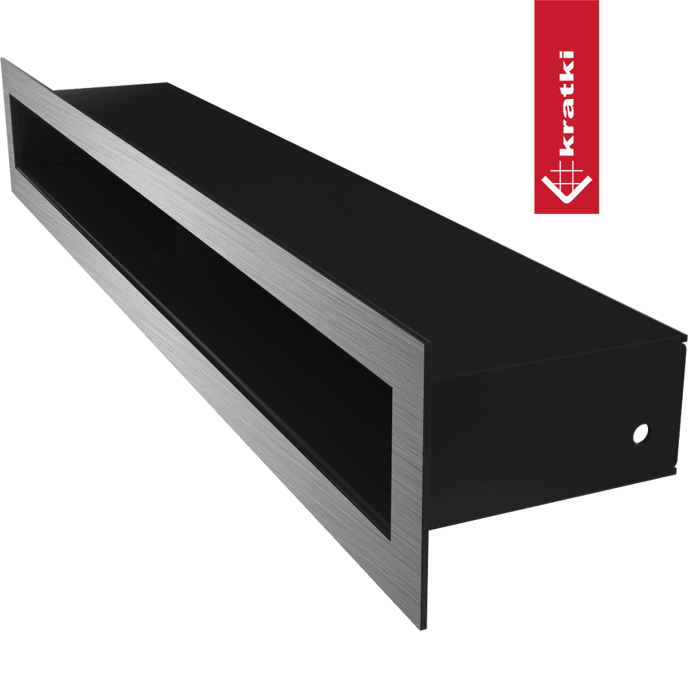 GRELHA DE VENTILAÇÃO PARA LAREIRA TUNEL INOX 6X40CM - Image 2