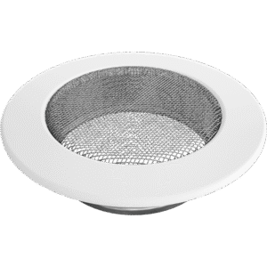 GRELHA DE VENTILAÇÃO REDONDA BRANCA 125 MM