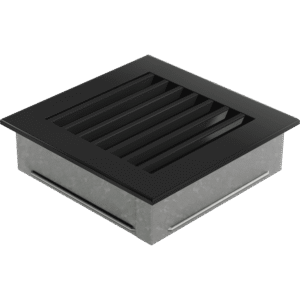 GRELHA VENTILAÇÃO FRESH PRETA 17X17CM