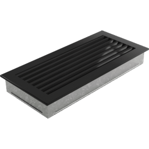 GRELHA VENTILAÇÃO FRESH PRETA 17X37CM