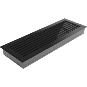 GRELHA VENTILAÇÃO FRESH PRETA 17X49CM