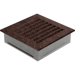 GRELHA VENTILAÇÃO FRESH COBRE 17X17CM
