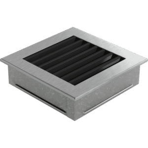 GRELHA VENTILAÇÃO FRESH INOX 17X17CM