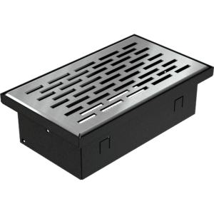 GRELHA VENTILAÇÃO PARA PAVIMENTO INOX 11X17CM