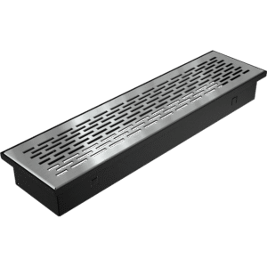 GRELHA VENTILAÇÃO PARA PAVIMENTO INOX 9X40CM