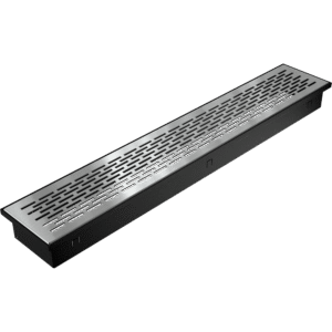 GRELHA VENTILAÇÃO PARA PAVIMENTO INOX 9X60CM