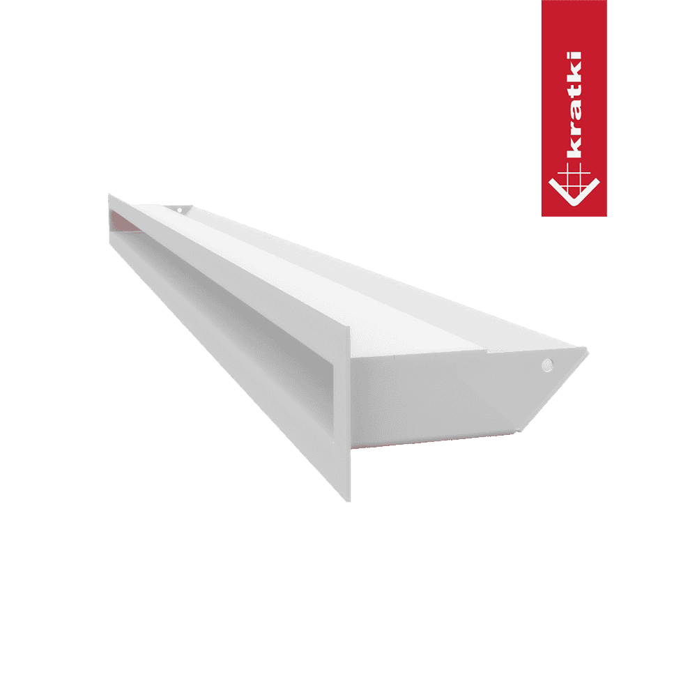 GRELHA VENTILAÇÃO PARA LAREIRA LUFT BRANCA 6X100CM 45S - Image 3