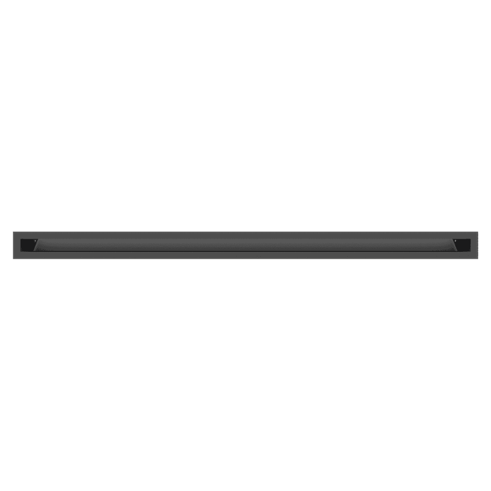 GRELHA VENTILAÇÃO PARA LAREIRA LUFT PRETA 6X100CM 45S