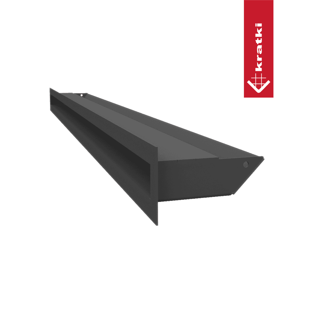 GRELHA VENTILAÇÃO PARA LAREIRA LUFT GRAFITE 6X100CM 45S - Image 3