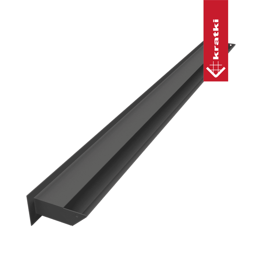 GRELHA VENTILAÇÃO PARA LAREIRA LUFT GRAFITE 6X100CM 45S - Image 4