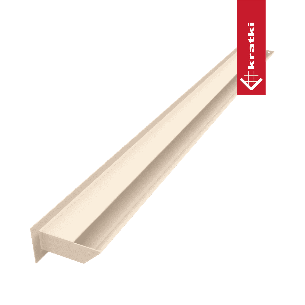 GRELHA VENTILAÇÃO PARA LAREIRA LUFT CREME 6X100CM 45S - Image 2