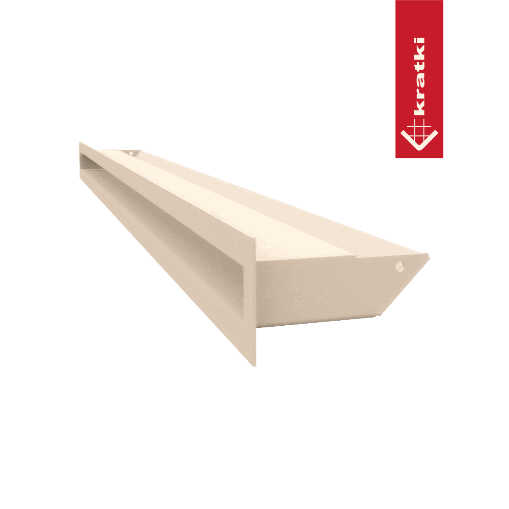 GRELHA VENTILAÇÃO PARA LAREIRA LUFT CREME 6X100CM 45S - Image 3