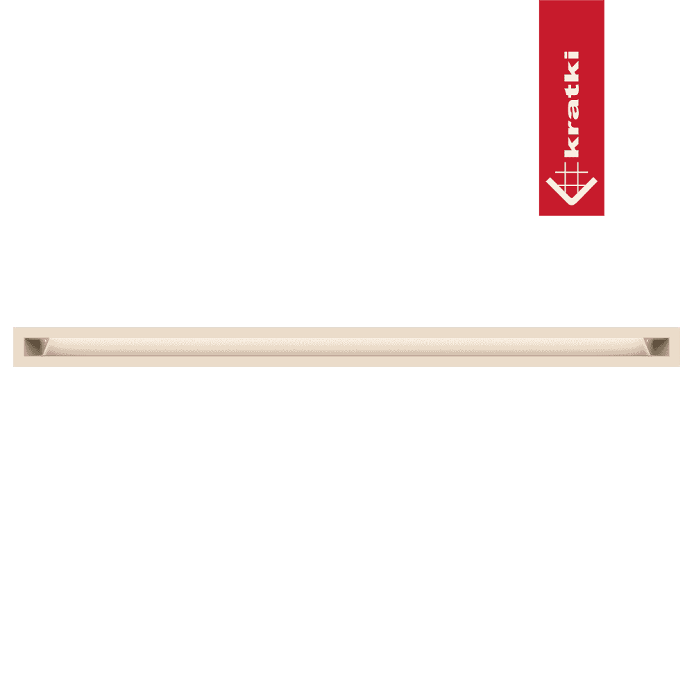 GRELHA VENTILAÇÃO PARA LAREIRA LUFT CREME 6X100CM 45S - Image 4