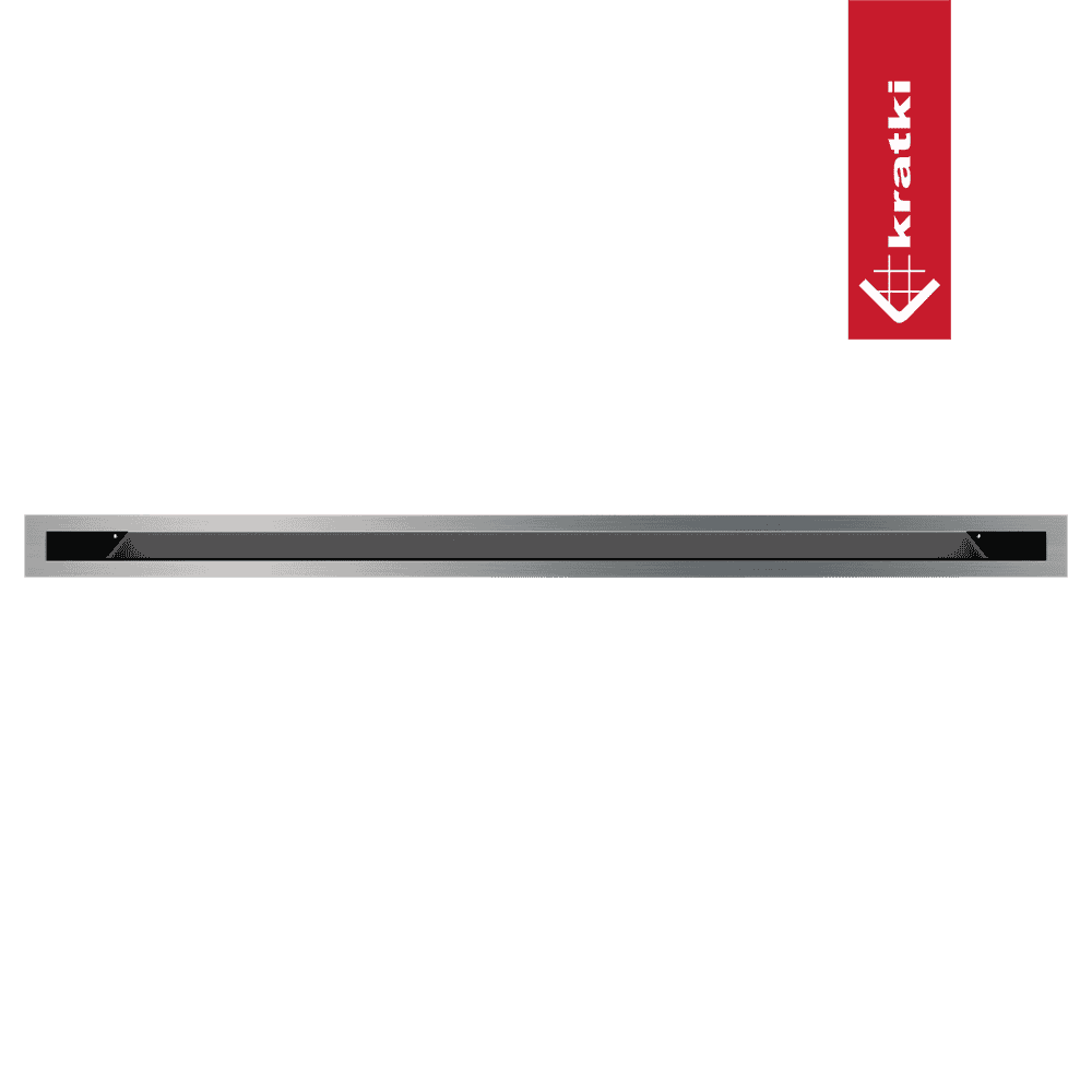 GRELHA VENTILAÇÃO PARA LAREIRA LUFT INOX 6X100CM 45S - Image 2